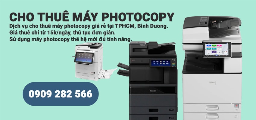 Cho thuê máy photocopy tại TPHCM